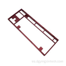 Teclado de juegos mecánicos de arena de panel de aluminio